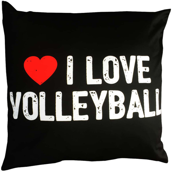 I Love Volleyball Kussen