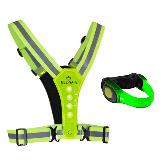 Beesafe Harness & Led Armband Batterij