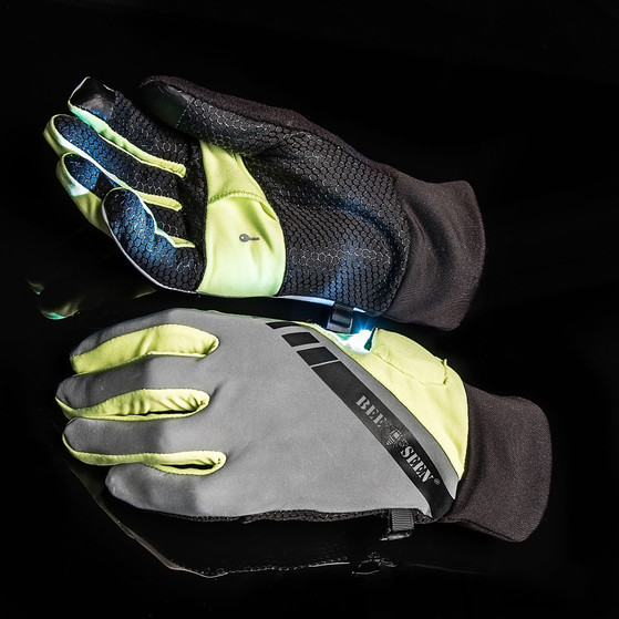Bee Seen Reflective Led Handschuhe