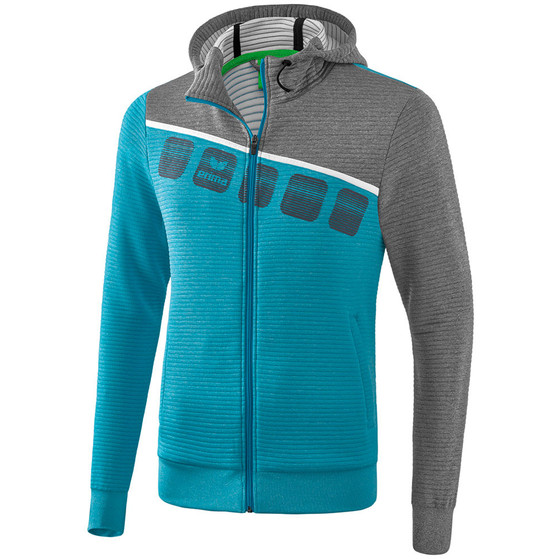Erima 5-C Trainingsjacke Capuchon Herren