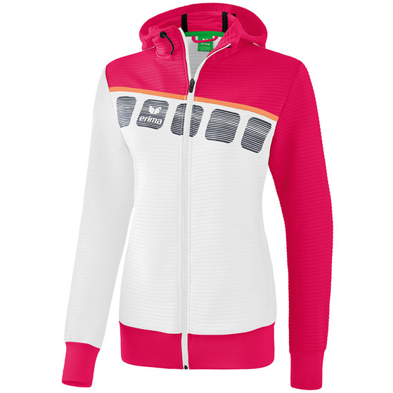 Erima 5-C Trainingsjack Capuchon Girls