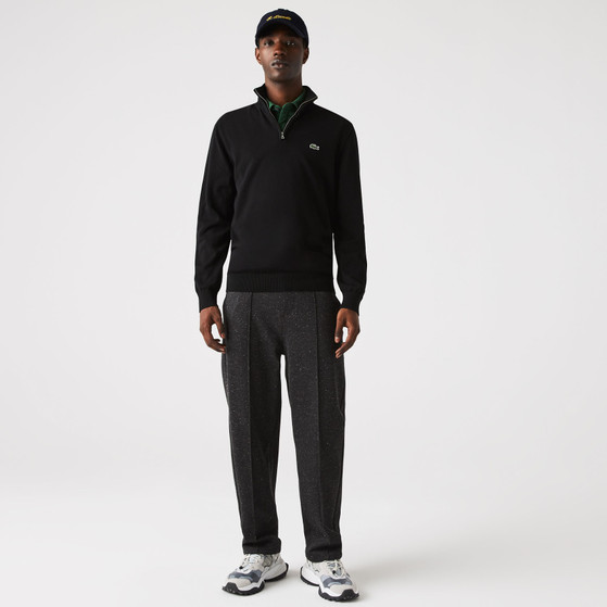 Lacoste Organic Cotton Zippered Sweater