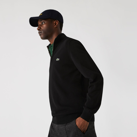 Lacoste Organic Cotton Zippered Sweater