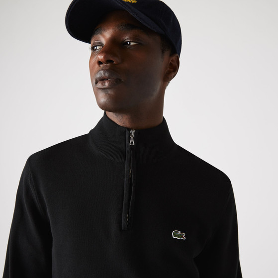 Lacoste Organic Cotton Zippered Sweater