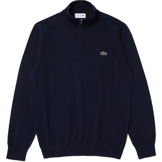 Lacoste Organic Cotton Zippered Sweater