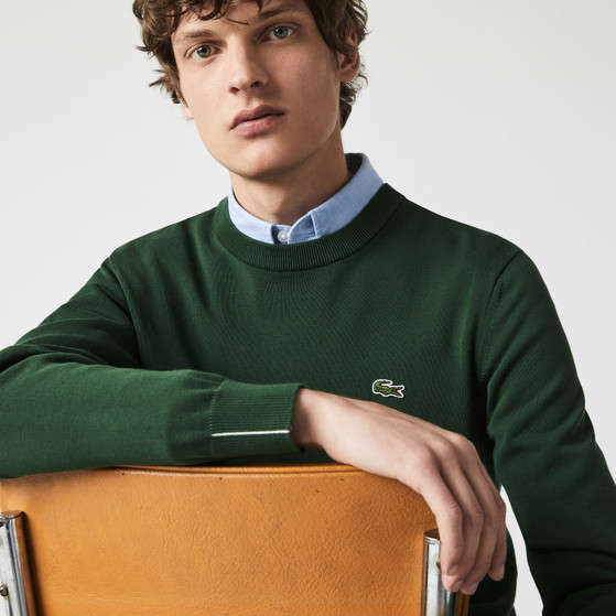 Lacoste Organic Cotton Crew Neck Sweater