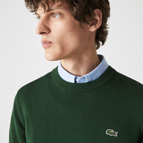 Lacoste Organic Cotton Crew Neck Sweater