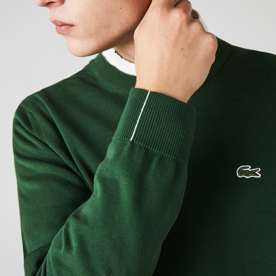 Lacoste Organic Cotton Crew Neck Sweater