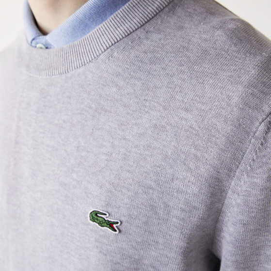 Lacoste Organic Cotton Crew Neck Sweater