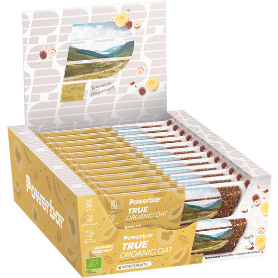 Powerbar True Organic Oat Reep Banaan Hazelnoot