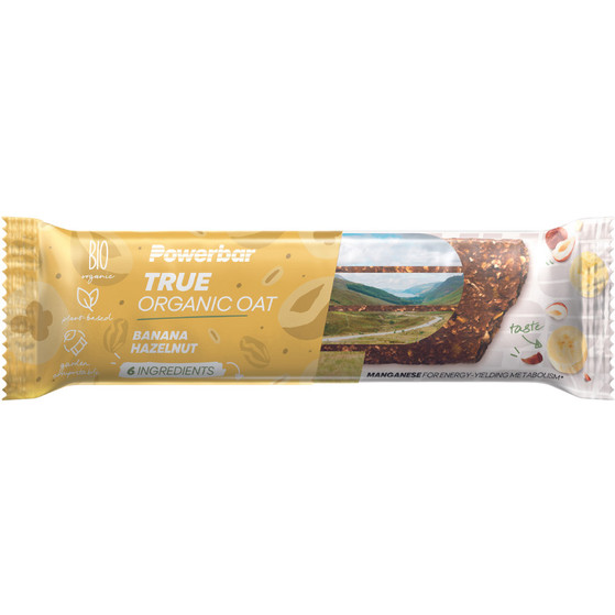 Powerbar True Organic Oat Reep Banaan Hazelnoot