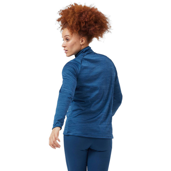 Odlo Mid 1/2 Zip Run Easy Warm Damen