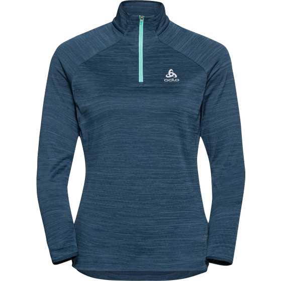 Odlo Mid 1/2 Zip Run Easy Warm Damen