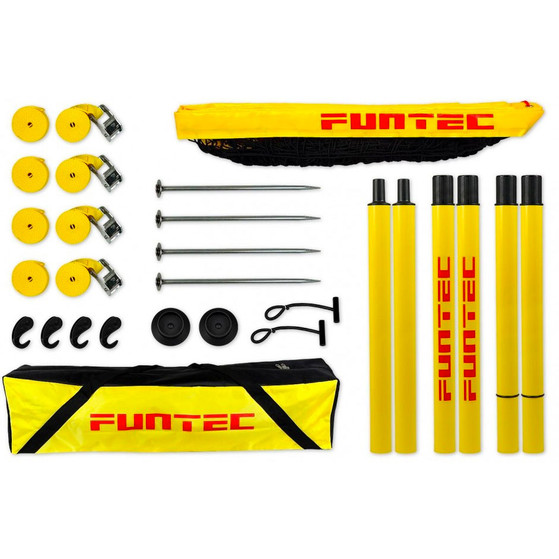 Beach champ set met pro 8,50m breed net