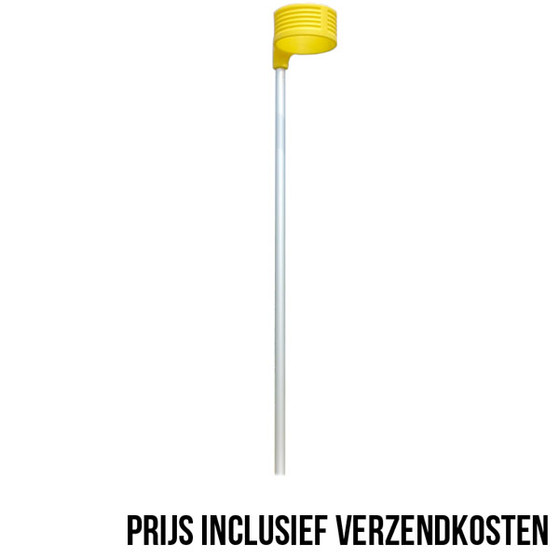 Korfbalpaal voor grondpot 3.0 Meter