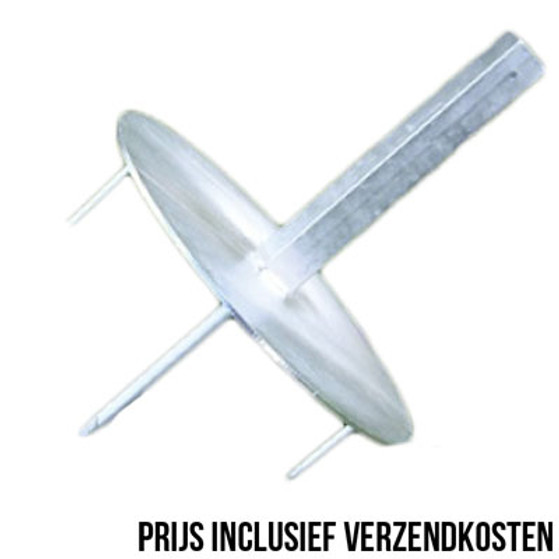 Voetplaat voor natuurgras