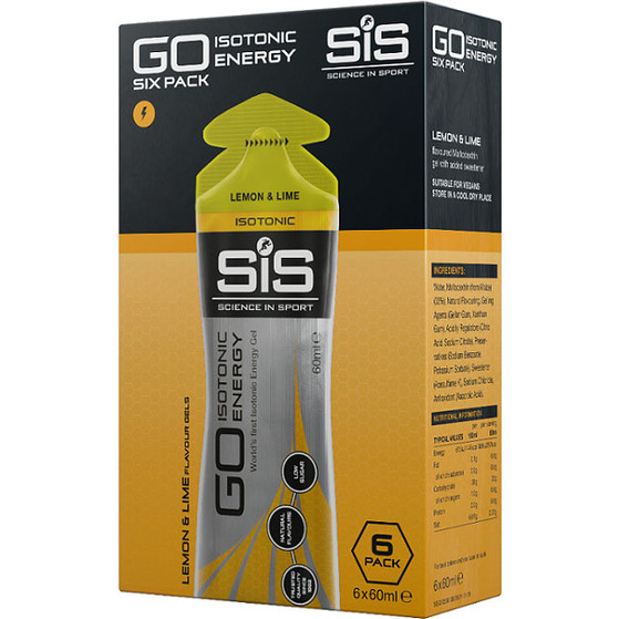 SiS Go Isotonic Energy Gel Citroen&Limoen 60ml 6x