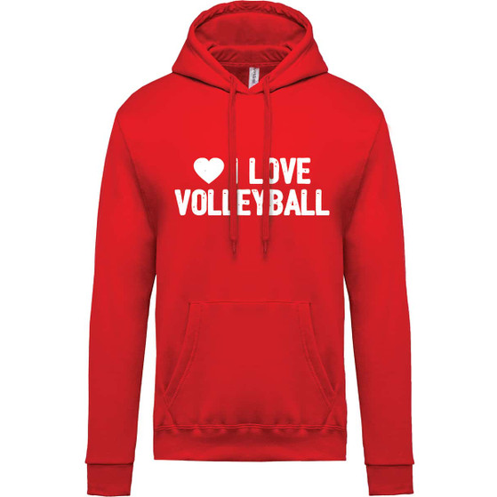I Love Volleyball Sweater Kids