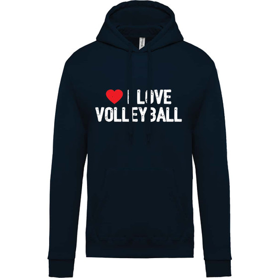 I Love Volleyball Sweater Women