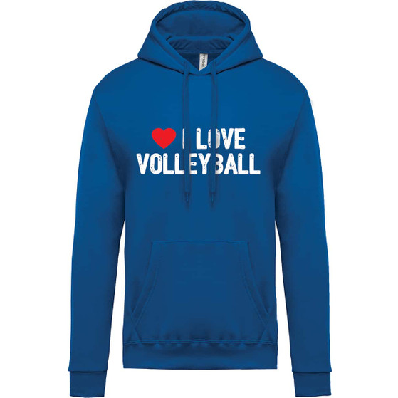 I Love Volleyball Sweater Women