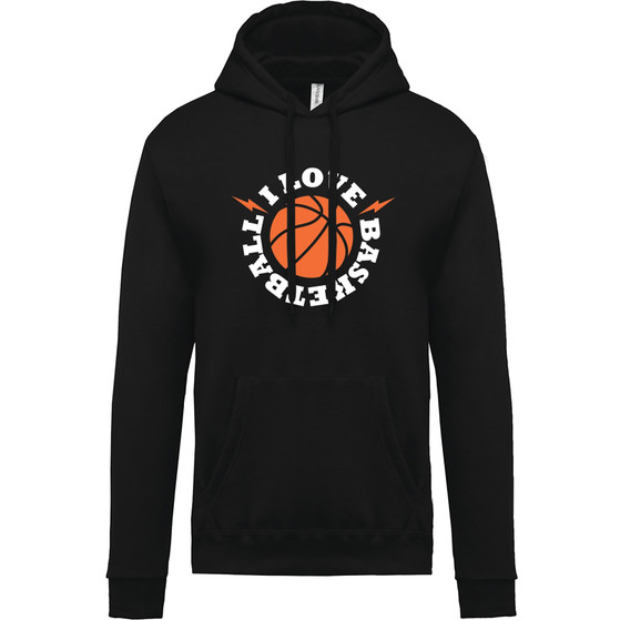 Basketball Lightning Hooded Sweater