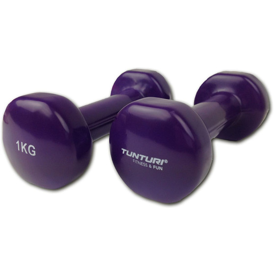 Tunturi Vinyl Dumbbells 1 KG