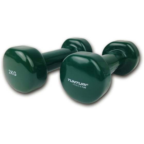 Tunturi Vinyl Dumbbells 2 KG