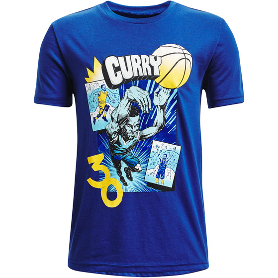 Under Armour Curry Comic Book Shirt Boys