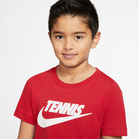 Nike Court Tennis Logo Tee Jungen