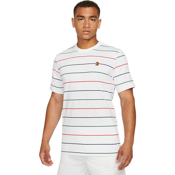 Nike Court Embossed Heritage Stripe Tee