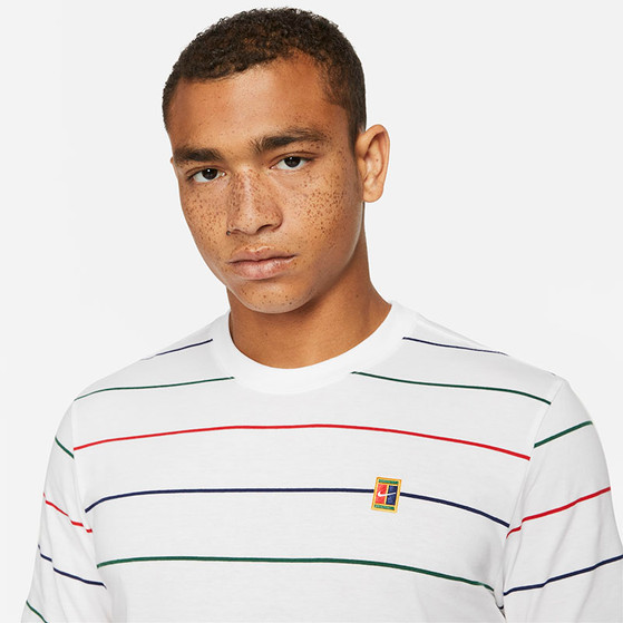 Nike Court Embossed Heritage Stripe Tee