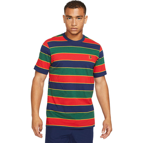 Nike Court Embossed Heritage Stripe Tee