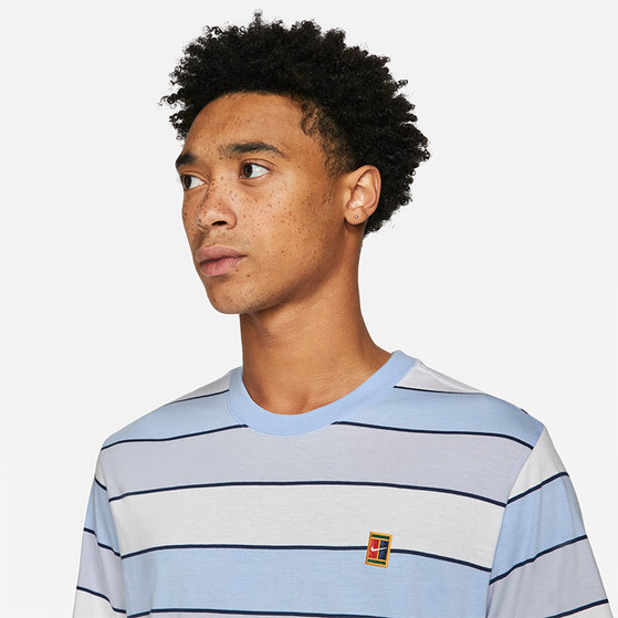 Nike Court Embossed Heritage Stripe Tee