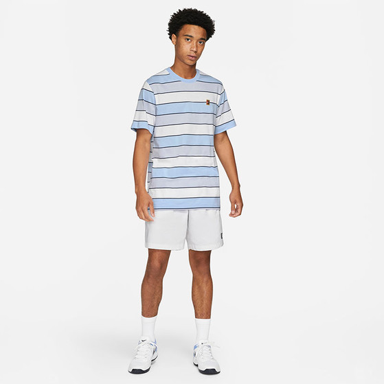 Nike Court Embossed Heritage Stripe Tee