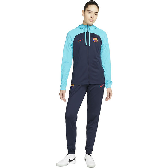 Nike FC Barcelona Strike Hooded Trainingspak Dames