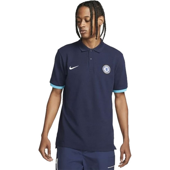 Nike Chelsea Pique Polo 2022-2023