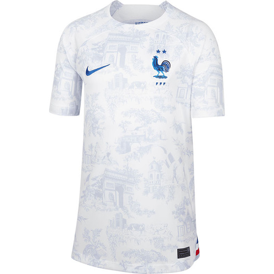 Nike Frankrijk Uit Shirt Kids