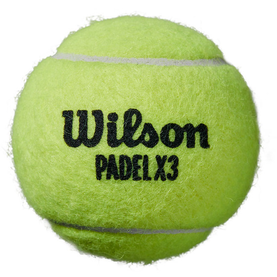 Wilson Padel X3 Speed Bal 24x3 St.  (6 Dozijn)