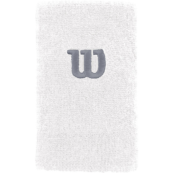 Wilson Extra Wide Wristband Wit
