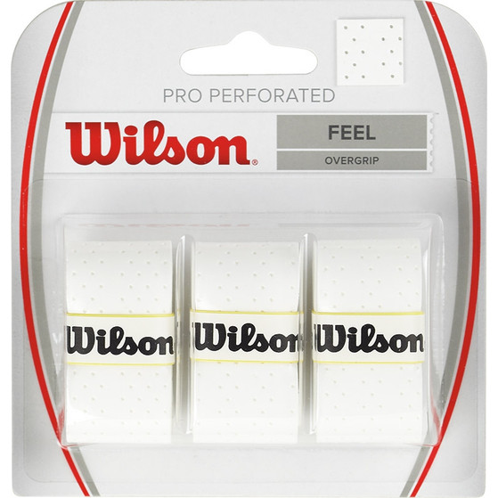 Wilson Pro Perforated Overgrip 3 pcs. White