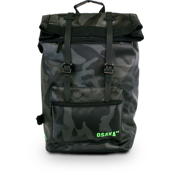 Osaka Rucksack groß Schwarz Camo