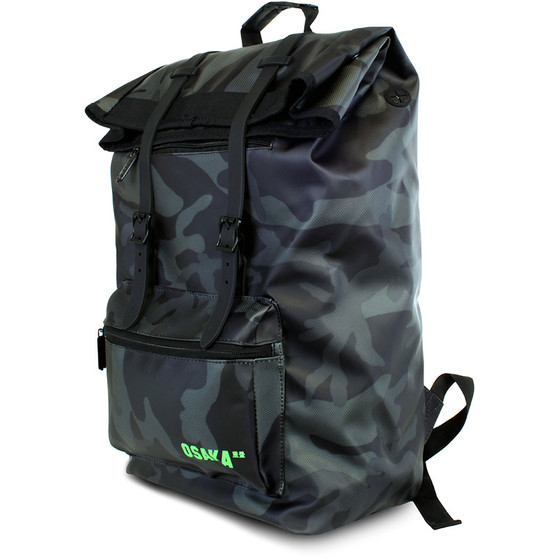 Osaka Rucksack groß Schwarz Camo