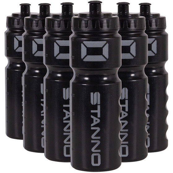 Stanno Bidon Set Zwart 6 Stuks