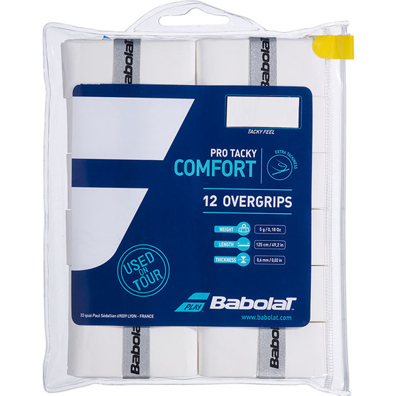 Babolat Pro Tacky Overgrip 12 St. Wit
