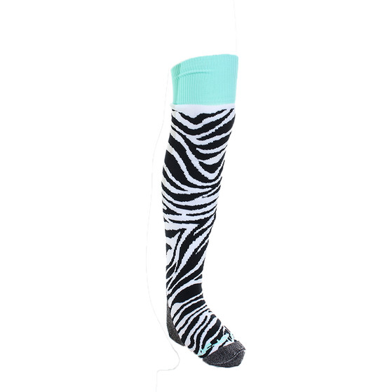 Brabo Zebra Stutzenstrümpfe