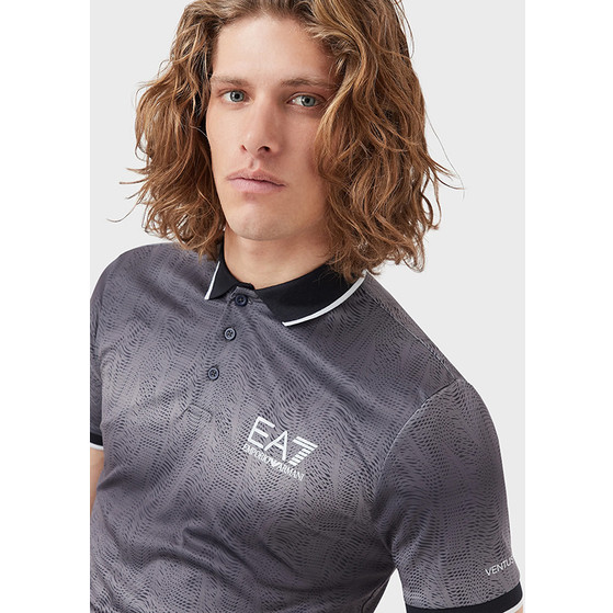 EA7 Tennis Pro Graphic Polo