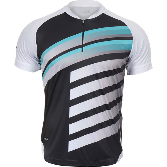 EA7 Tennis Pro Half Zip Polo