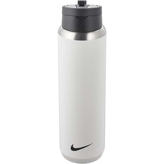 Nike Stainless Steel Recharge Straw Bidon Wit 0,7L