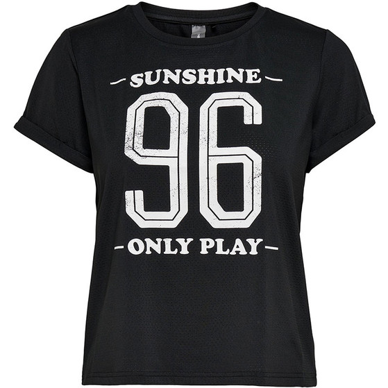 Only Play Min Cropped Mesh Tee