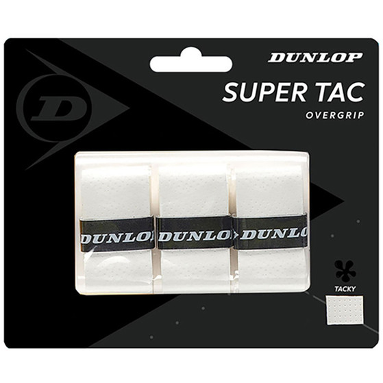 Dunlop D Tac Super Tac Overgrip 3 Pcs. White